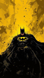 Dark Knight Minimalist Grunge Poster | DC Posters #1