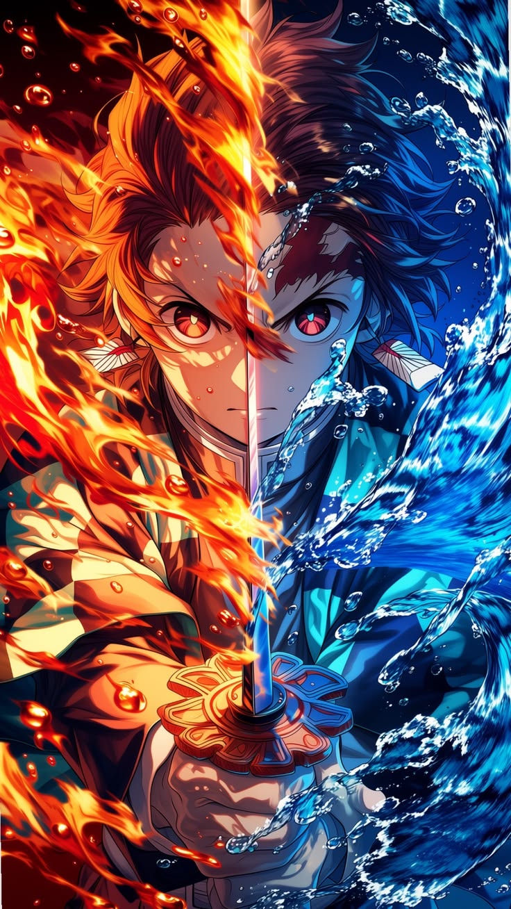 Fire & Water Tanjiro’s Wrath | Anime #1